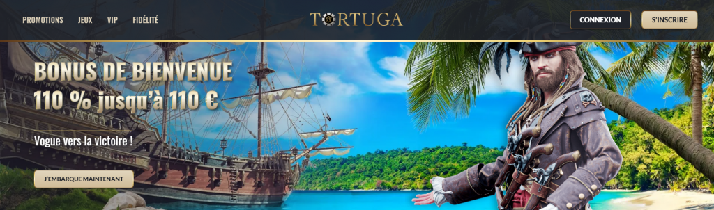bonus de bienvenue tortuga